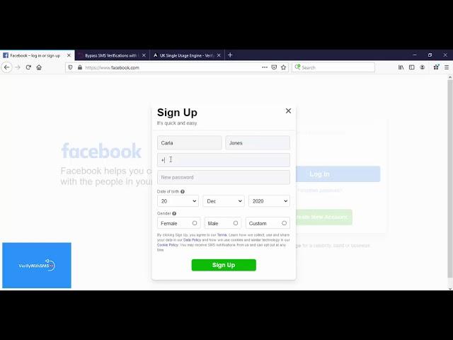 [NEW METHOD] Bypass Facebook SMS verification with UK numbers | Text Verification | Temporary Number