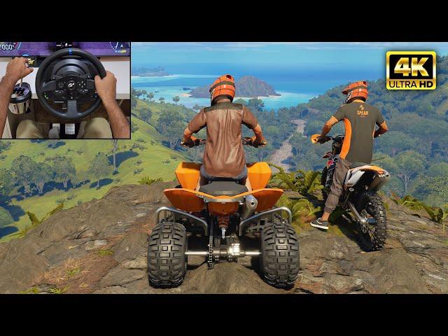 KTM 525XC ATV & KTM 450 EXC | OFFROAD Dirt Bike | The Crew Motorfest | Thrustmaster T300RS gameplay