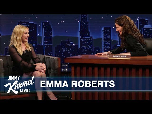 Emma Roberts on Being a Mom, Working on American Horror Story & Meeting Peyton Manning