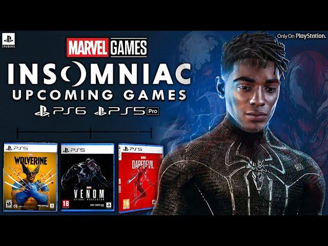 Insomniac Games All Upcoming Games | 2024 Plans, New IP, X-Men & More!