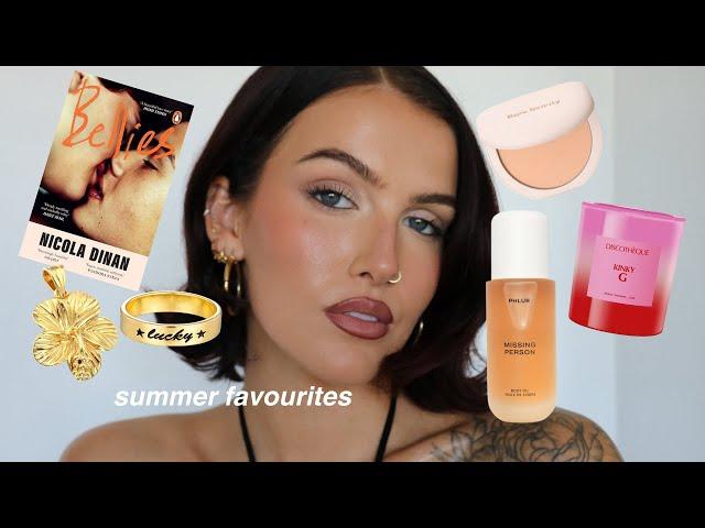 summer favourites - jewellery, makeup, books, fashion