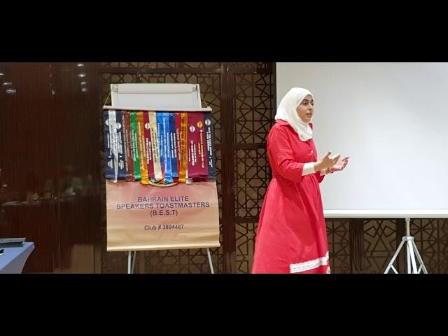 TM Mariam Haji | Bahrain Elite Speakers Toastmasters