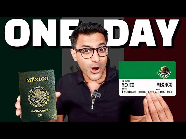 How To Get The Mexican Residency Card in ONE Day | Pathway To America's Strongest Citizenship