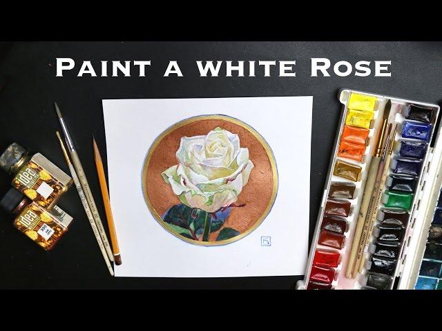 How to Draw a Rose / How to Paint a Rose