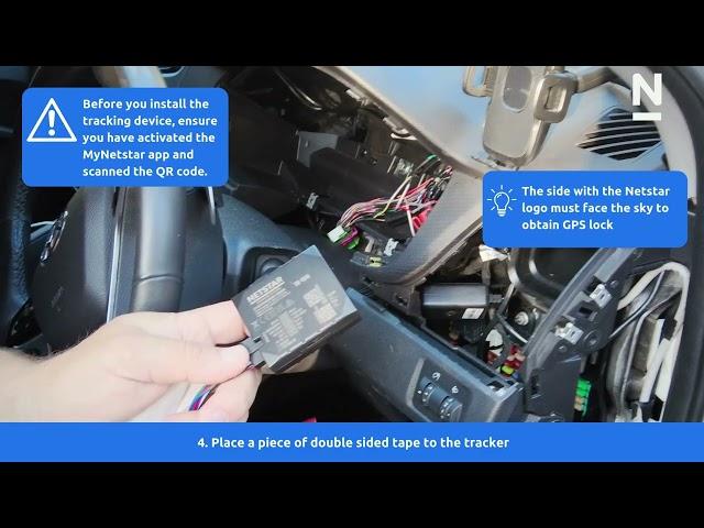 Netstar Wired GPS tracker Install guide