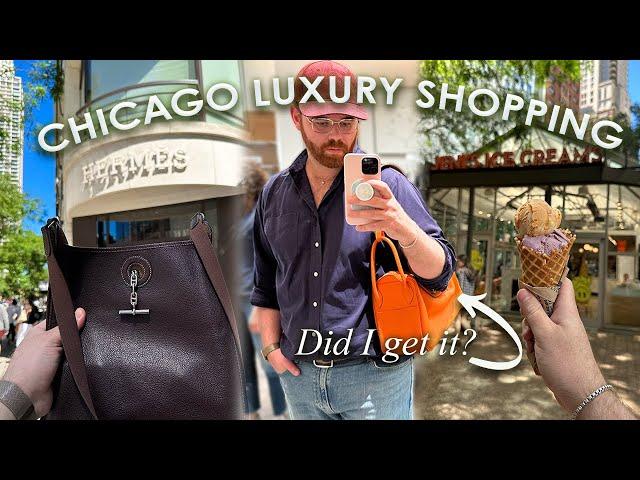 Luxury Shopping Vlog Chicago ️ Did I Get an Hermes Lindy?