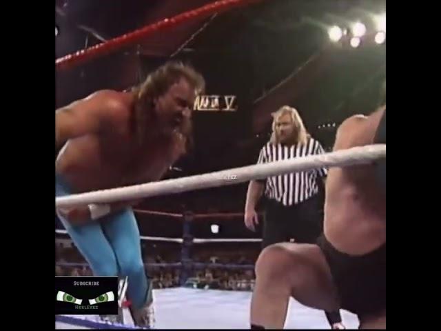 1989 WWE Wrestlemania V Andre the Giant vs Jake Roberts #bigjohnstudd #wwe #wwf #wsi #prowrestling
