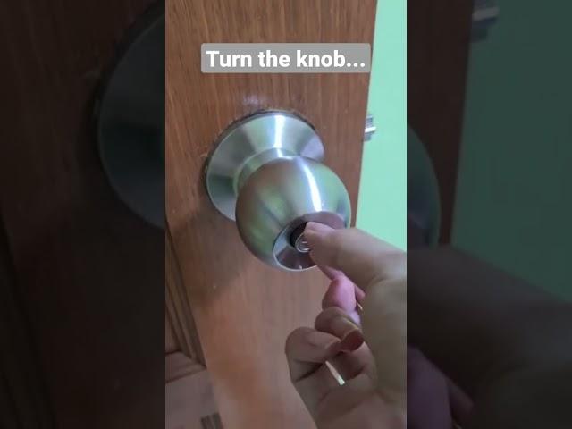 Life Hacks: Jam Door Lock