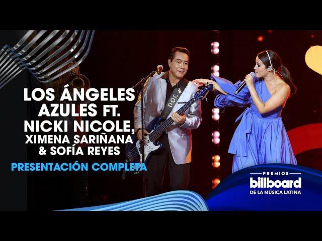 Los Ángeles Azules cantan con Nicki Nicole, Ximena Sariñana y Sofía Reyes | Premios Billboard 2023