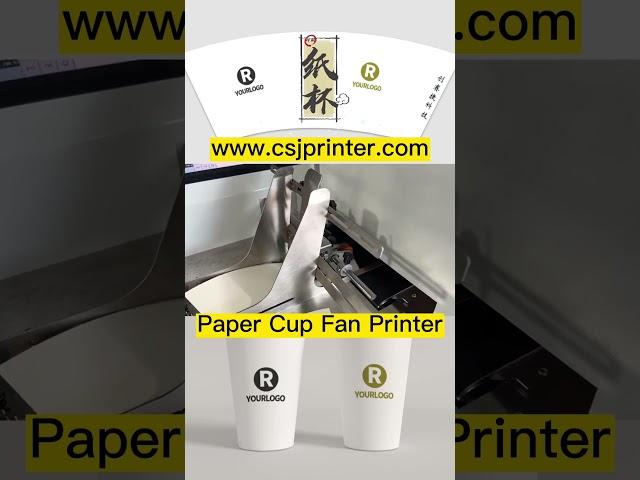 Paper Cup Fans Printer CSJ210F High Speed Coffee Cup Sheets Printing Press