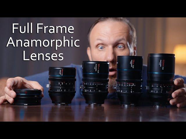 New Sirui Full Frame 1.6x Anamorphic Lenses 35mm & 100mm + 1.25x Anamorphic Adapter