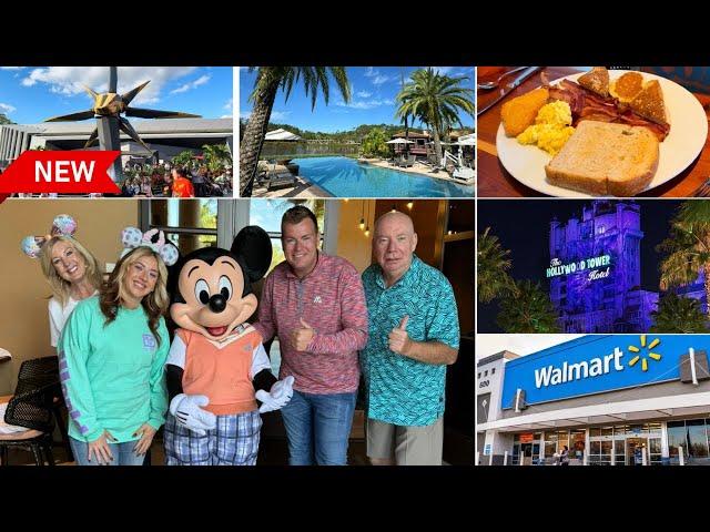 DISNEY WORLD VLOG: Four Seasons Hotel & Breakfast, Walmart, Epcot & Hollywood Studios 