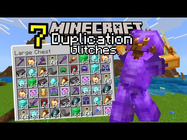 7 Best Working Duplication Glitches Minecraft Bedrock! MCPE,Xbox,PS4,Windows10,Nintendo Switch