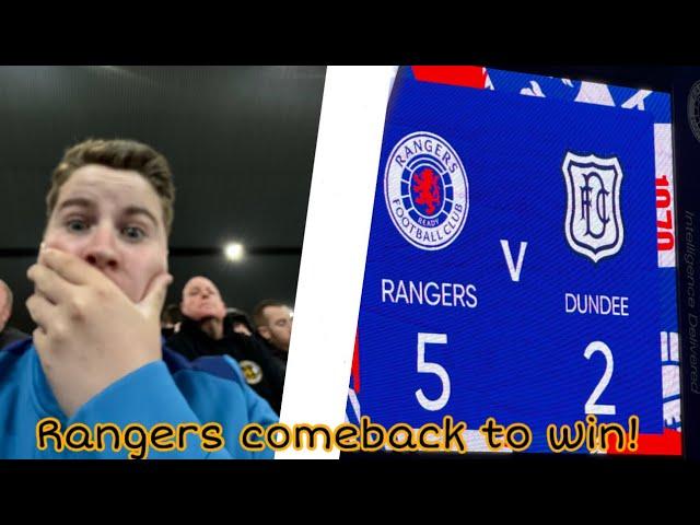 RANGERS 5-2 DUNDEE - MATCHDAY VLOG!