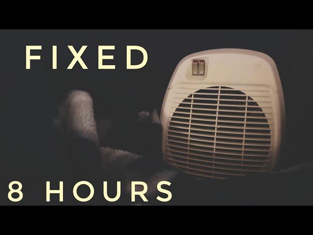 0°C outside and you are near the fan heater... | heater sound, white noise, relaxing, sleeping,