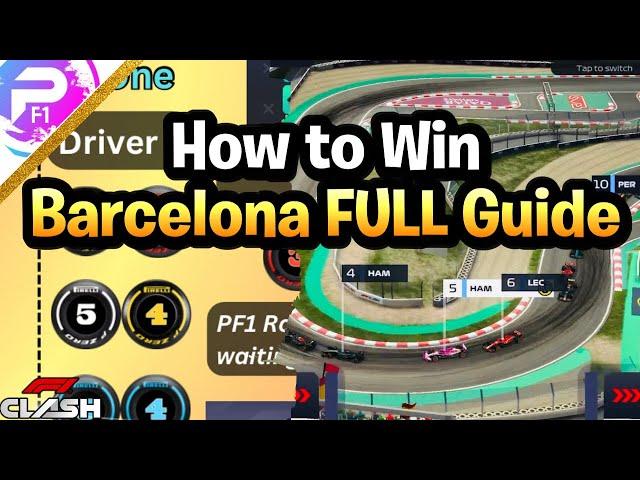How to Win in Barcelona - F1 Clash 2024 Strategy