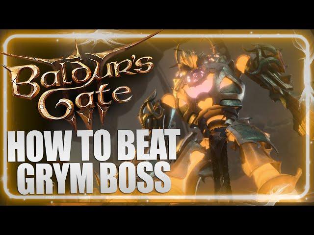 How to Beat Grym Robot Lava Giant Forge Boss in Baldur's Gate 3