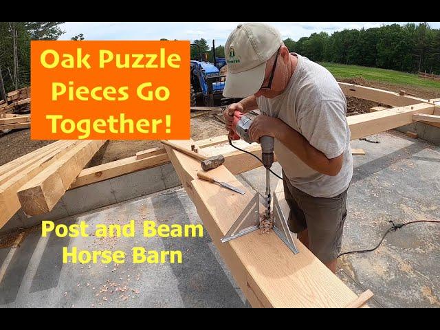 Horse Barn Oak Beams Part I: Be Prepared