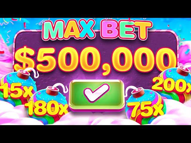 SPENDING $500,000 ON SWEET BONANZA.. MAX BET!