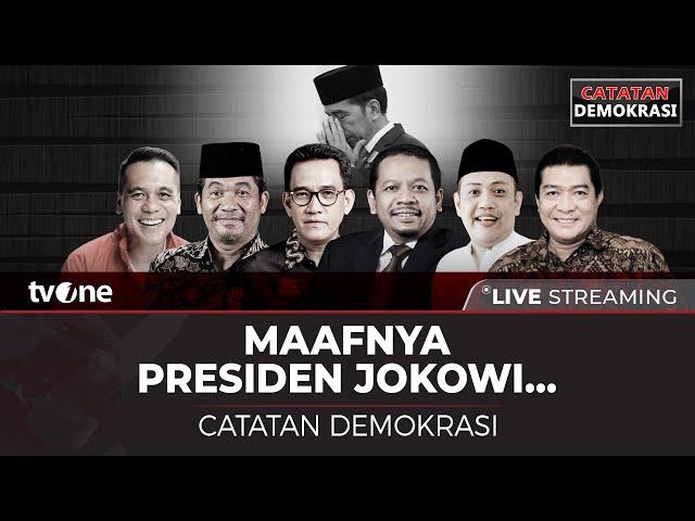 [LIVE] Maafnya Presiden Jokowi... | Catatan Demokrasi tvOne