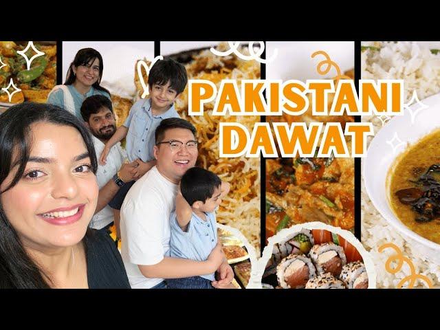 Pakistani friends ki dawat| Pakistani in Korea | Pakistani Korean couple| Sheral Jameel