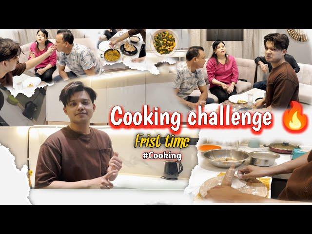 Cooking for the first time ‍