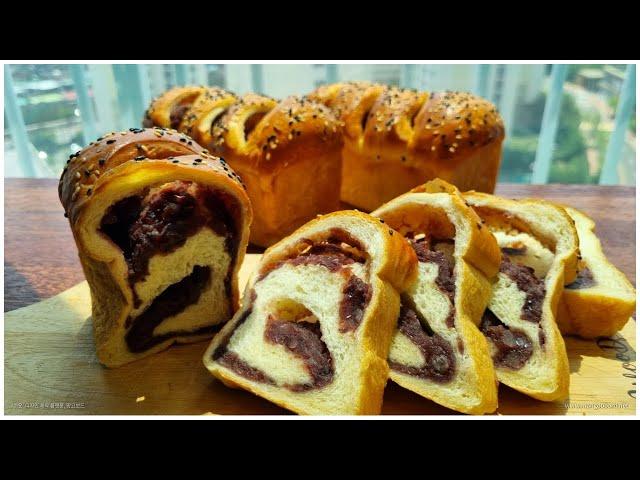 단팥빵도 좋지만 이젠 단팥식빵으로도 만들어 보세요, Making Sweet and Soft Sweet Red Bean Bread