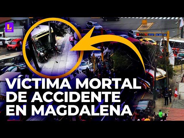 UN MUERTO Y AL MENOS 30 HERIDOS TRAS ACCIDENTE EN AV. BRASIL | LATINA EN VIVO