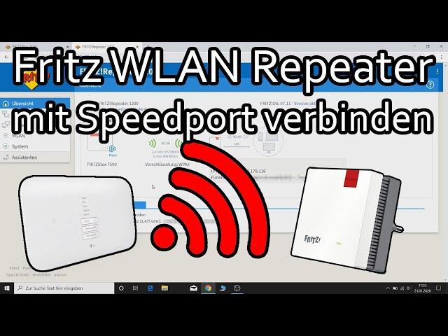 Fritz WLAN Repeater mit Telekom Speedport Router verbinden