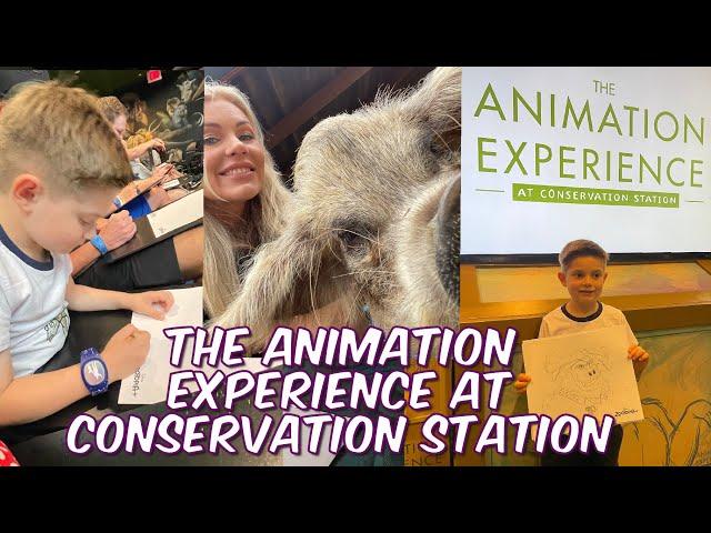 THE ANIMATION EXPERIENCE AT RAFIKI'S PLANET WATCH AT CONSERVATION STATION IN ANIMAL KINGDOM