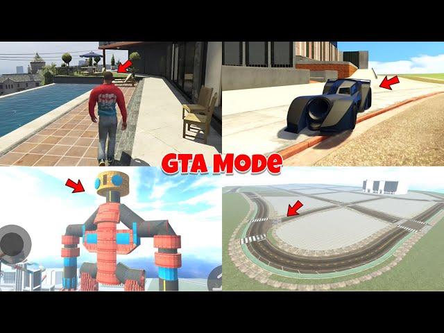 NEW GTA V MODE SECRET CODE ? IN INDIAN BIKE DRIVING 3D | INDIAN BIKE DRIVING 3D GTA 5 MODE