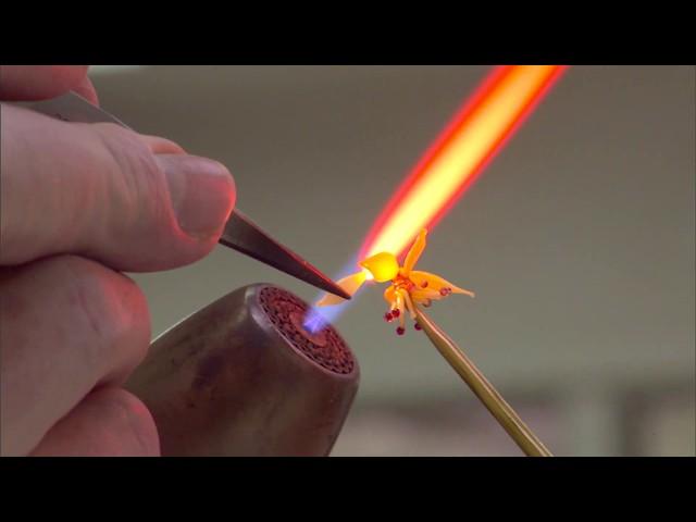 Flameworking - Making glass flowers