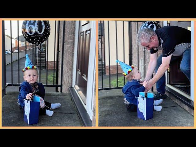 Grandparents Meet Grandchild for the First Time. Emotional Surprises.