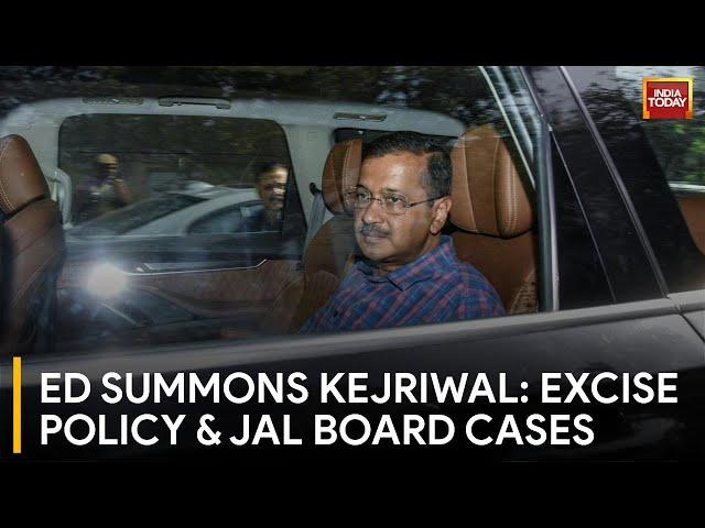 Arvind Kejriwal Summoned By Enforcement Directorate Over Excise Policy And Jal Board Cases