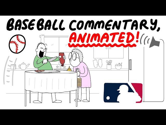 Crazy Baseball Commentary, Animated!