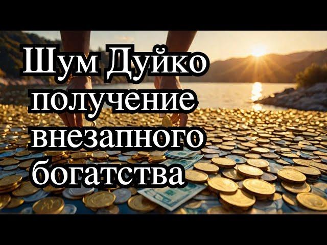 Шум Дуйко получение внезапного богатства, слушайте его каждый день несколько месяцев эффект есть