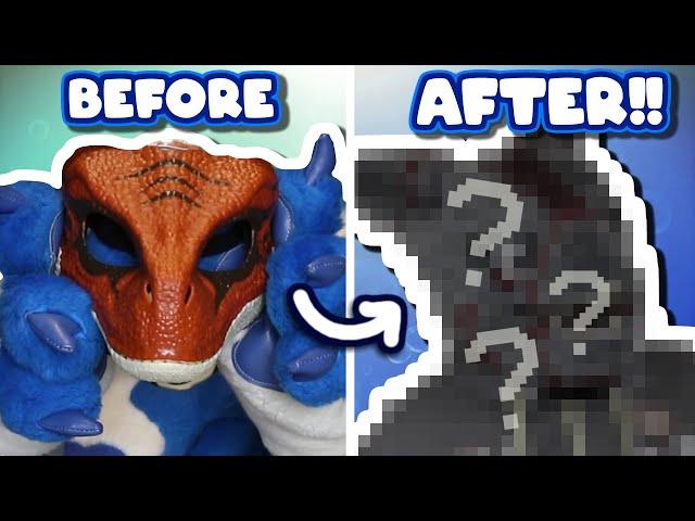 I tried fully furring a Dino mask into a fursuit head  [The Bottle Ep100]