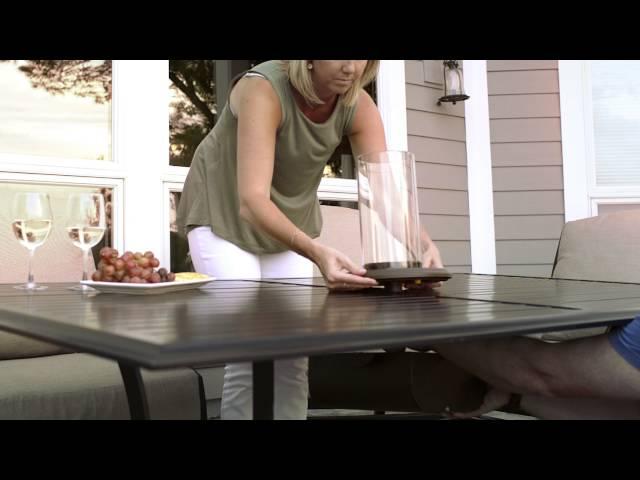 Intrigue Table Top Fire Assembly - The Outdoor GreatRoom Company