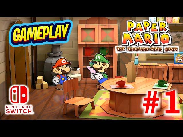 Paper Mario The Thousand-Year Door Nintendo Switch Full Game Gameplay Walkthrough Part 1