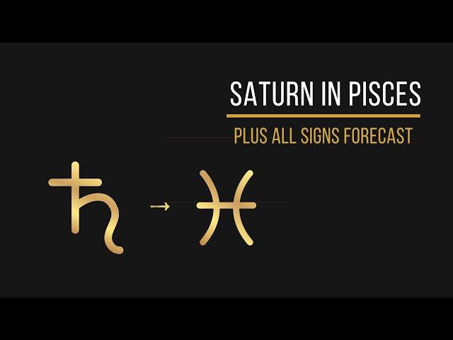 Saturn in Pisces - keep following Jupiter's lead!