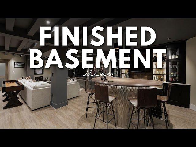 28 Cool Finished Basement Ideas for Modern Man Cave Renovation & Decorating