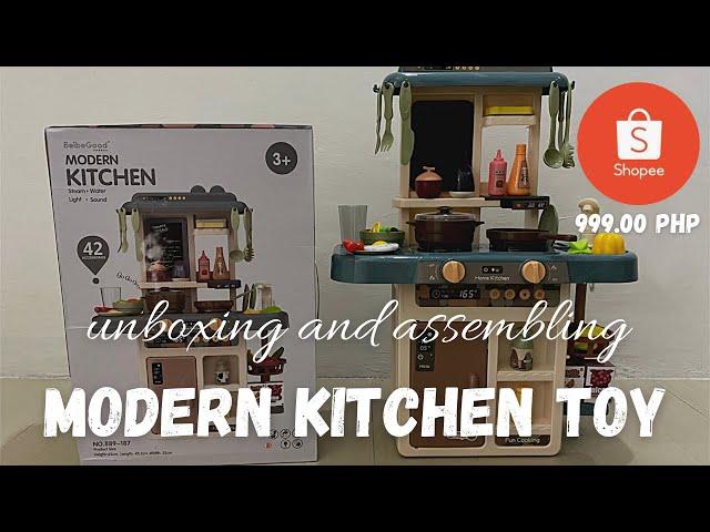 Affordable Modern Kitchen Toy Set | Unboxing and Assembling