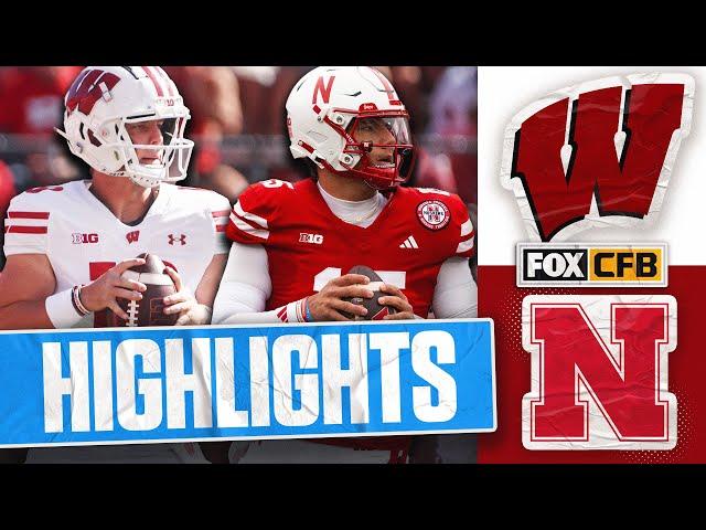 Wisconsin Badgers vs. Nebraska Cornhuskers Highlights | FOX College Football