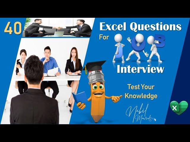 Excel Quiz For Job Interview...Test Your Knowledge NOW