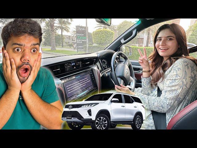 Aroob Ne Pehli Baar Fortuner Legender Chalai  | Gari Ki New Look Decide Ho Gai 