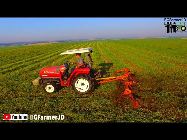 |Drone View| Tedding Alfalfa Lucerne |Deutz Fahr| & Mistubishi 22HP - Bulgaria, Zadruga |2018|