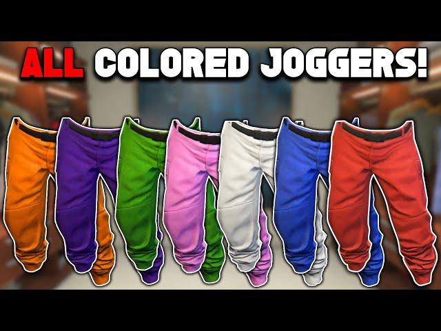 How To Get All Colored Joggers In GTA 5 Online! (No BEFF)