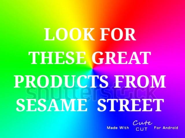 Look For These Great Products From Sesame Street 1998 Logo Remake