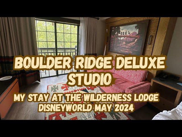 Wilderness Lodge Boulder Ridge Renovated Deluxe Studio | Disney Vacation Club May 2024