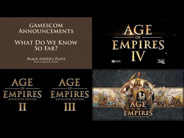 gamescom Announcements - What Do We Know about Age of Empires IV and AoE Definitive Editions?